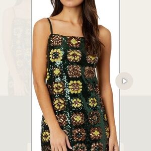 Johnny Was Sequin Mini Dress